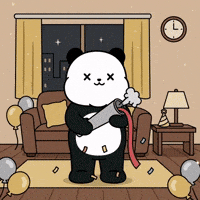Happy New Year Celebration GIF by Kanpai Pandas
