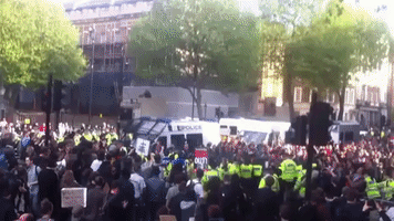 Chaos in London as Riot Police Kettle Anti-Tory Protesters