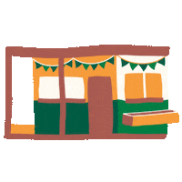 castleandcubby cubby castleandcubby castle and cubby cubbyhouse Sticker