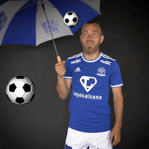 Raining Frederik Gytkjær GIF by Lyngby Boldklub