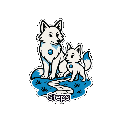 Illustration Fox Sticker