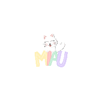 tassiarocha gatos miau gatinhos nuvemcria Sticker