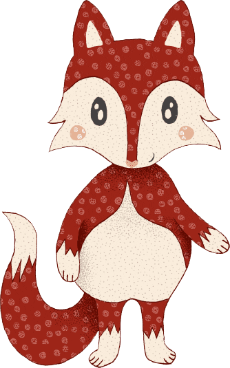 Fox Sticker by djurkids