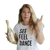 Gold Happy Dance Sticker by UC Dance
