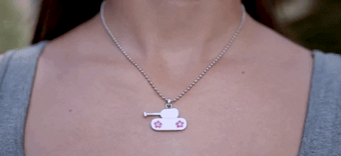 Tank Necklace GIF by ArmyPink