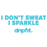 sparkle sweat sweaty unicorndust dripfit Sticker