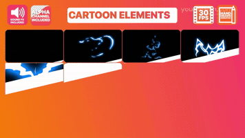 Animated Flash FX Electric Elements and Transitions