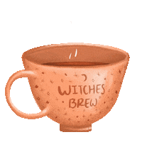 whhimsy_ tea witch tea time magick Sticker