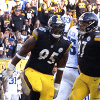 Excited Football GIF by Pittsburgh Steelers