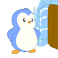 Hurry Up Waiting Sticker by Pudgy Penguins