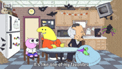 Halloween Sitting GIF by Adult Swim