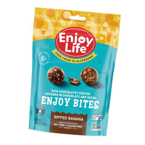 Chocolate Banana Sticker by Enjoy Life Foods