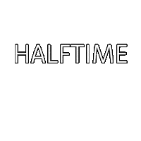 Big Game Halftime Sticker