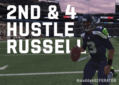 seattle seahawks GIF by Madden Giferator