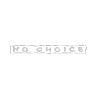 No Choice Sticker by Paris Shadows