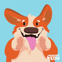 Happy Dog GIF by Microsoft Education