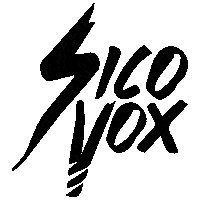 sicovox music logo dj urban Sticker