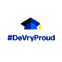 Commencement Sticker by DeVry University