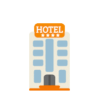 FuntimeTW travel vacation hotel staycation Sticker