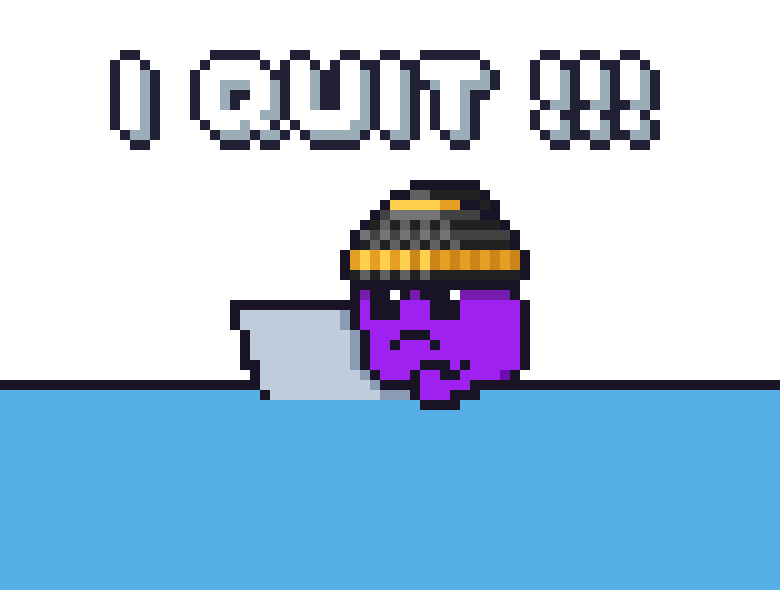 Frustrated Pixel Art Sticker by Potatozzz by 9GAG