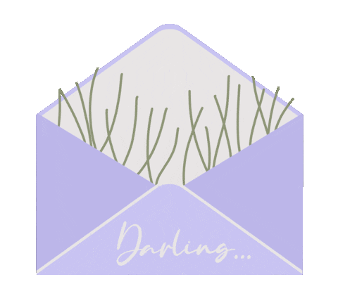 Darling Lavender Sticker by Reem Juan