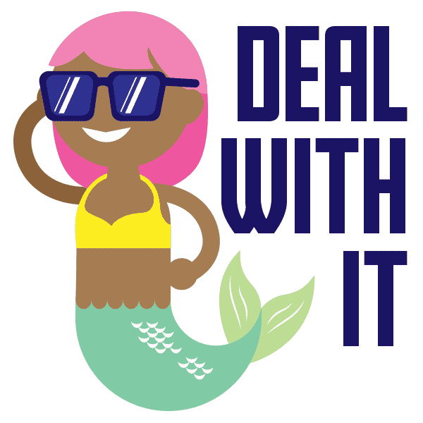 Sassy Sunglasses Sticker by Fin Fun Mermaid