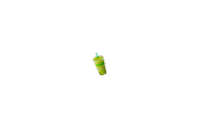 Grabbagreen healthy juice smoothie fastfood Sticker