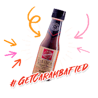 carambafoods hot spicy salsa spice Sticker