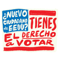 Right To Vote United States Sticker by Creative Courage