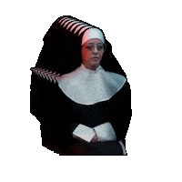 Nun Freira Sticker by Recordplatform