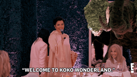 keeping up with the kardashians koko wonderland GIF by E!