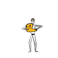 pool duck GIF by Beeline Russia