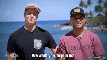 join us jamie o'brien GIF by Omaze