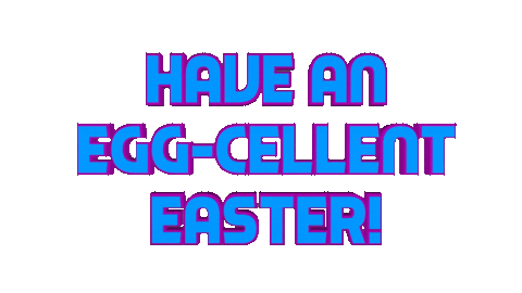 Easter Bunny Love Sticker by OpticalArtInc.