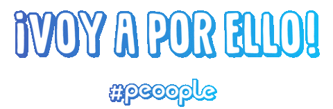 quote voy a por ello Sticker by Peoople