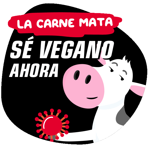 Carne Vaca Sticker by PETA