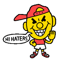 Greetings Hate Us Sticker by nog
