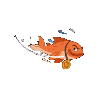 Salmon Sticker by Salty Seafood