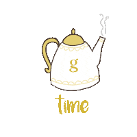 gracetea love food hello coffee Sticker