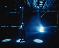 Blue Light Dancing GIF by Mergui