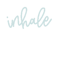 taydesignco yoga namaste exhale deep breath Sticker