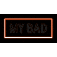 neon oops Sticker