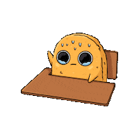 Nervous Back To School Sticker by Sad Nuggie