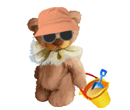 Teddy Bears Summer Sticker