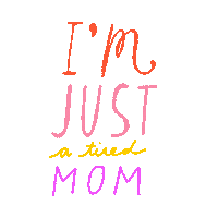 Sleepy Mothers Day Sticker by BrittDoesDesign