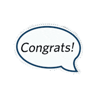 Congratulations Sticker by Middlebury