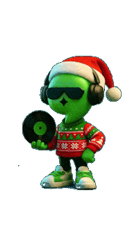 New Music Christmas Sticker