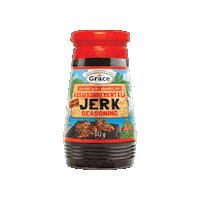 gracefoodsca hot jamaica jerk jerk chicken Sticker