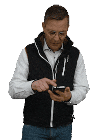 Swipe Searching Sticker by CDU Bremen