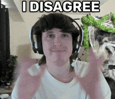 Disagree Not Me GIF